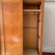 Vintage wardrobe with compass feet