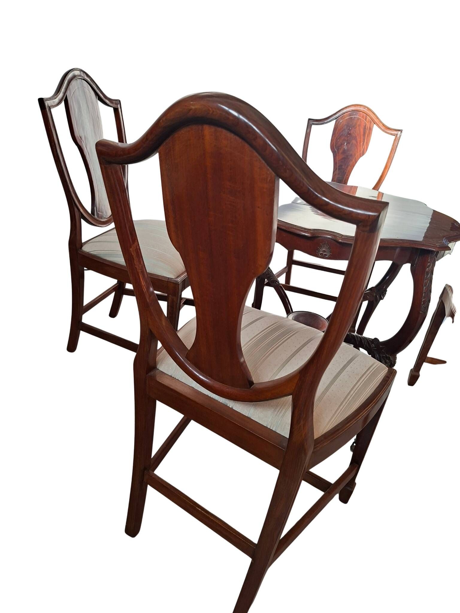 Ensemble de thé, table et 4 chaises, années 50