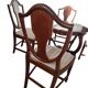 Ensemble de thé, table et 4 chaises, années 50