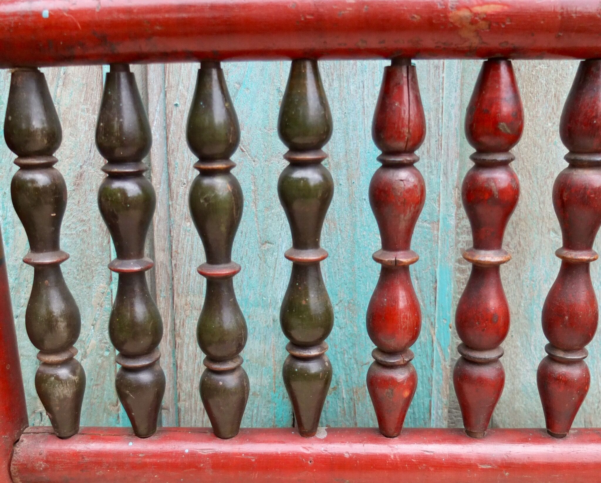 Traditional Antique Indian Low Chair