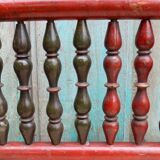 Traditional Antique Indian Low Chair