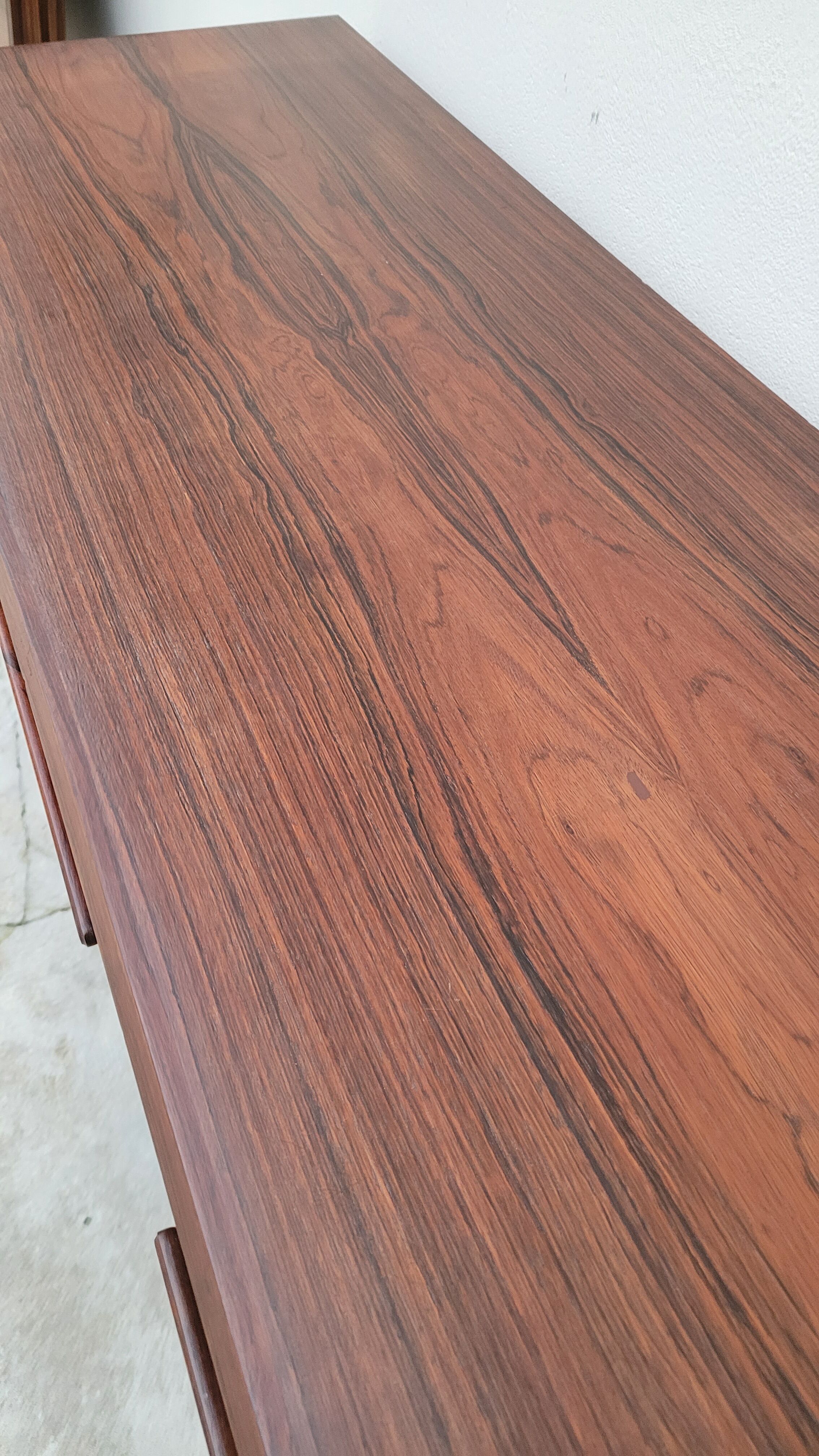 Danish sideboard stamped Bordum and Nielsen in Rio rosewood