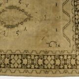 Oushak Handknotted Vintage Floor Rug