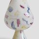 Postmodern Italian Murano Art Glass Chalice, Abstract Decoration, 1980s