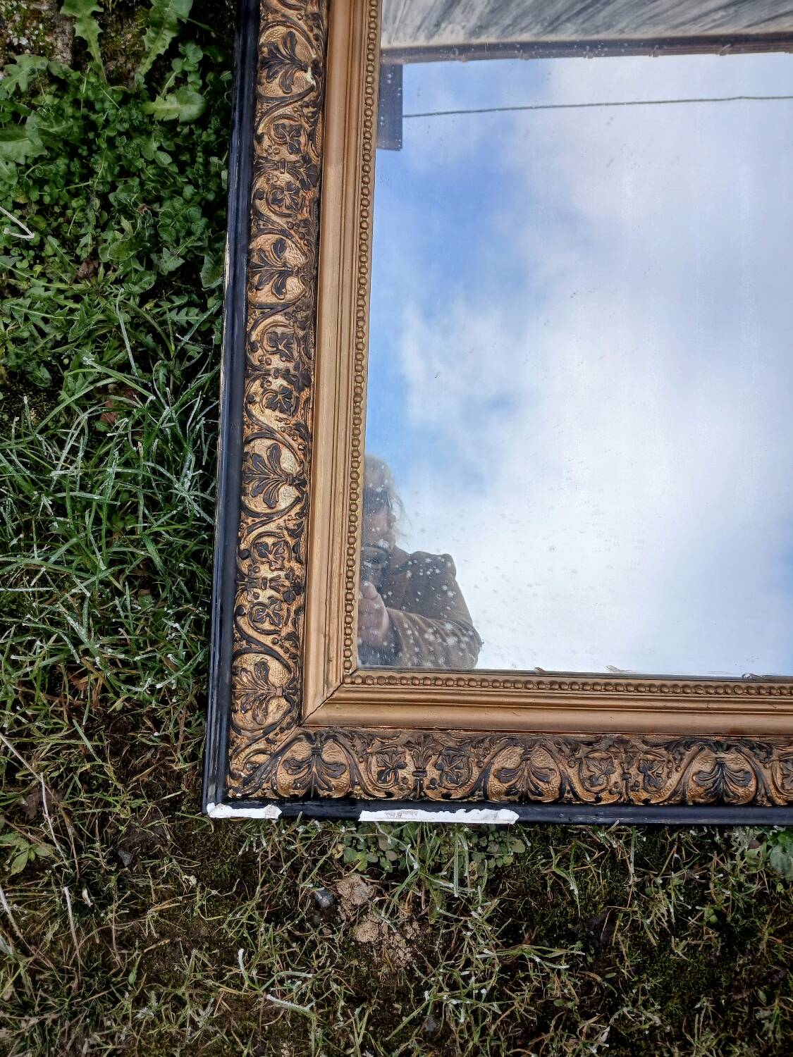 Antique mirror in Louis Philippe style