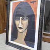 Portrait of a woman by Guy Rougon 1960