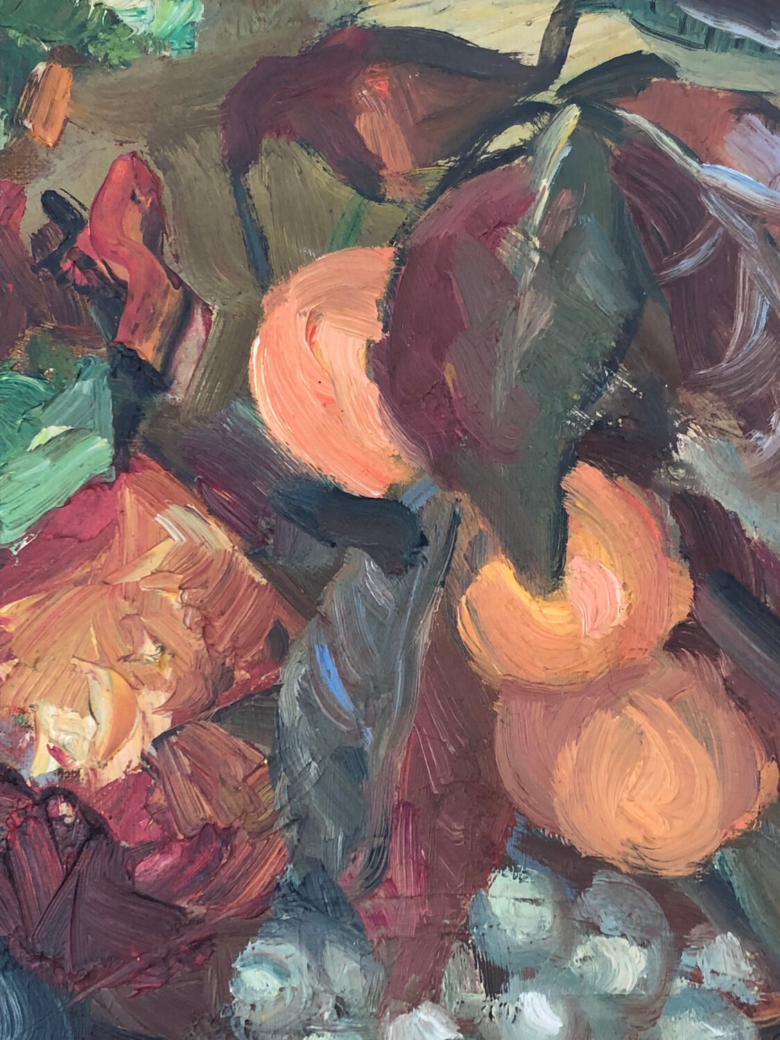 Tableau nature morte fruits