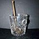 Cut crystal ice bucket Saint-Louis model Massenet H12cm