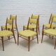 Mid-century Austrian dining chairs, 1950s, set of 6