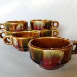 6 bistro coffee cups