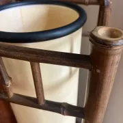 Vintage lamps in bamboo and paper