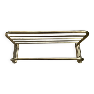 Vintage coat rack in gold metal