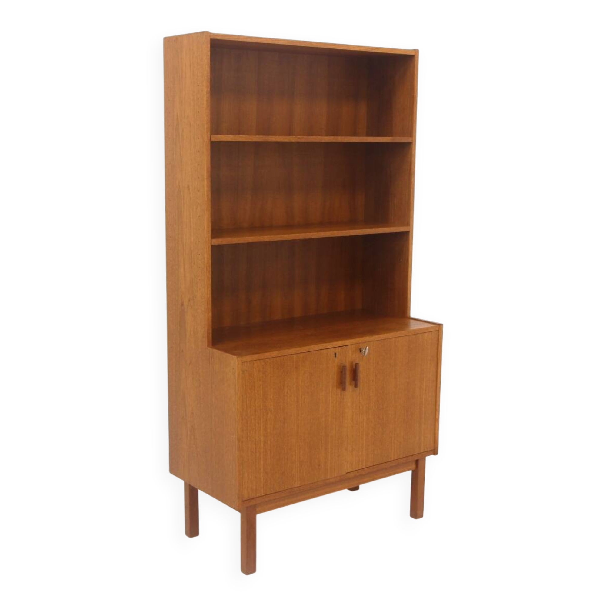 Bibliothèque scandinave en teck, Suède, 1960