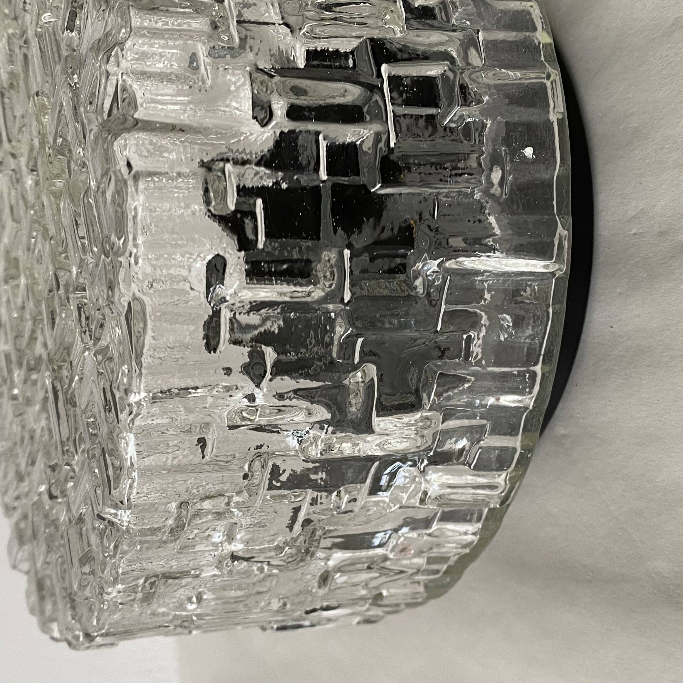 Wall light ceiling light glass 1970 1980 seventies LAMP-7420