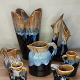 Assorted sandstone pot/pitcher