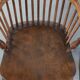 ensemble de deux chaises stickback Windsor anglaises antiques du 19e siècle