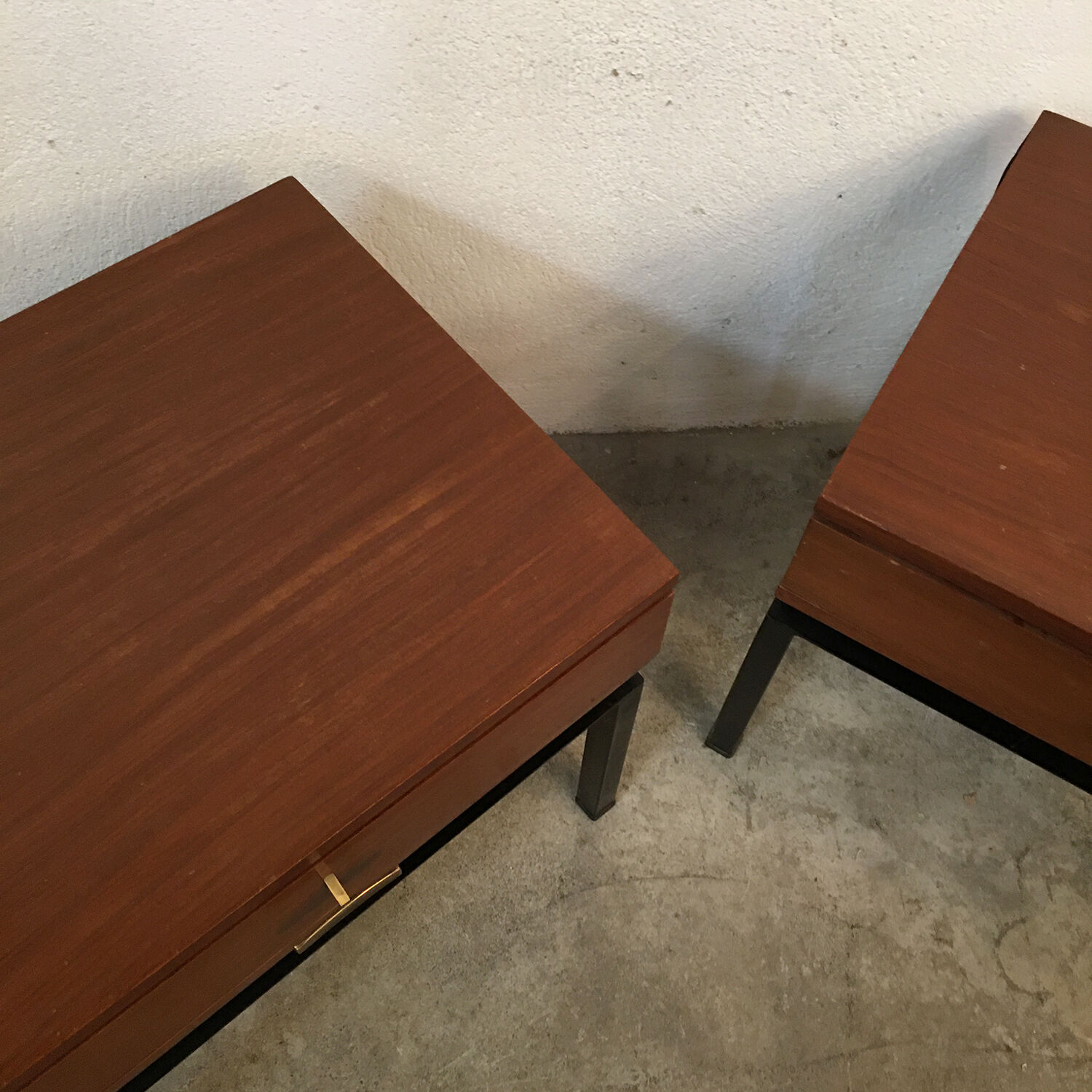 Pair of Marcel Gascoin bedside tables