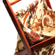 Old door review old thick fabrics and wood floral decoration