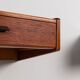 Pair of Scandinavian floating nightstands rosewood Denmark 1960