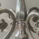 52cm silver-plated metal chandelier
