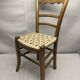 19th-century peasant chair restored – handmade Danish cord weaving
