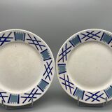 4 assiettes à dessert lunéville kg modèle "servange"