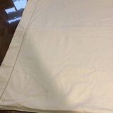 Lot de 2 draps anciens en toile blanche