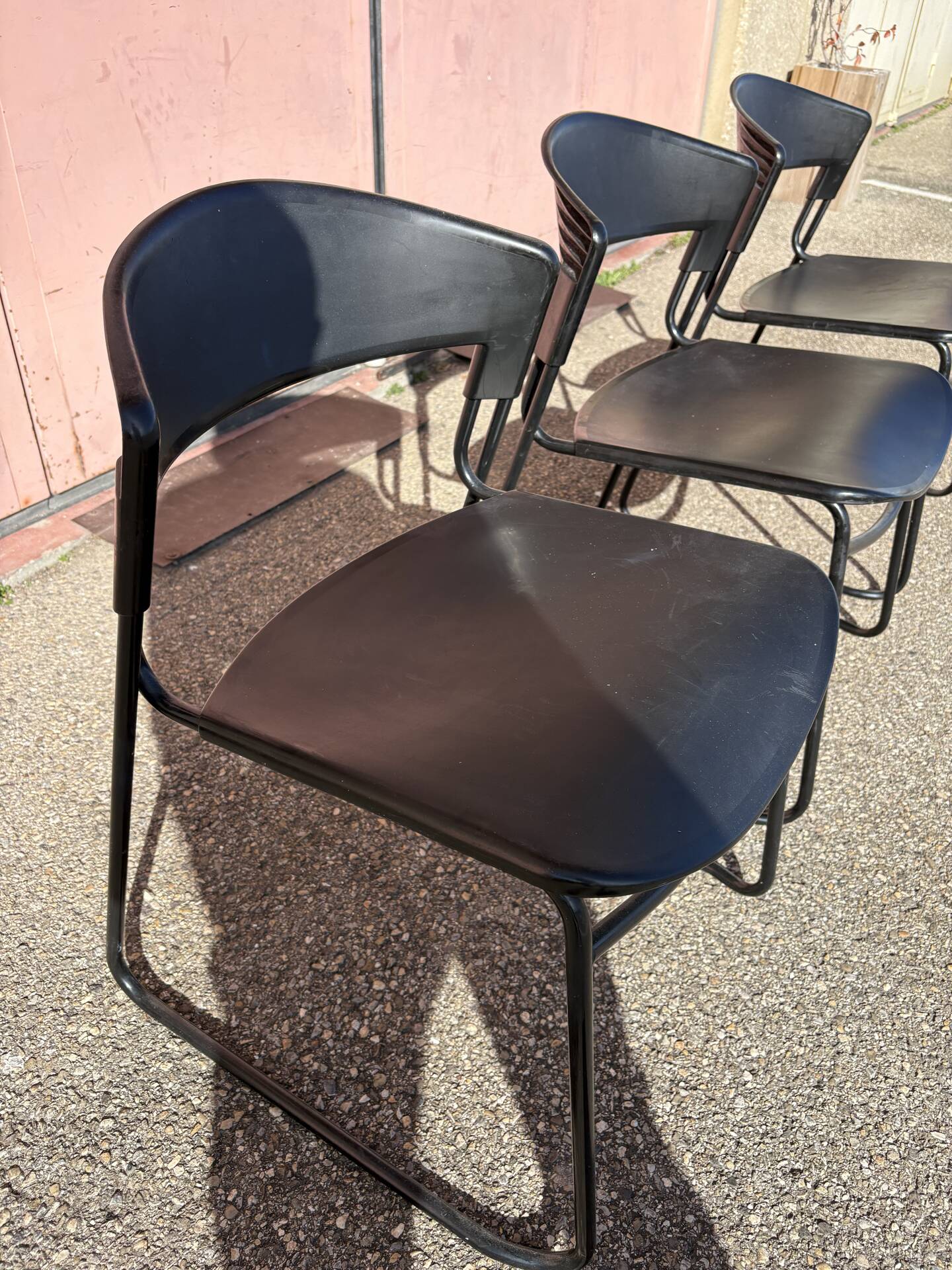 3 Chaises vintage design