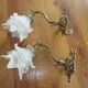 Paire d'appliques en bronze