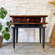 Chevet vintage style Art déco bois et laiton NF 125