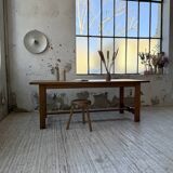 Table de ferme en chêne 2m