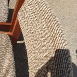 Pair of Scandinavian wool chairs
