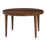 Haslev Møbelsnedkeri round rosewood coffee table by Severin Hansen