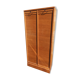 Meuble de notaire classeur double à rideaux ancien