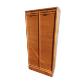 Notary furniture double filing cabinet with old curtains