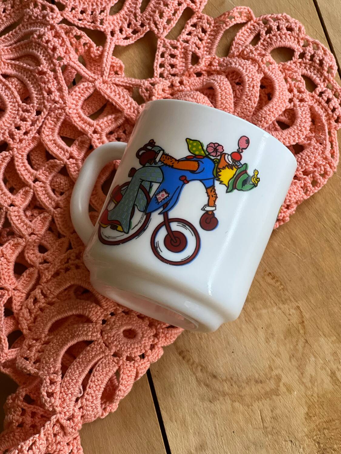 Tasse Mug Arcopal Clown carnaval 1980
