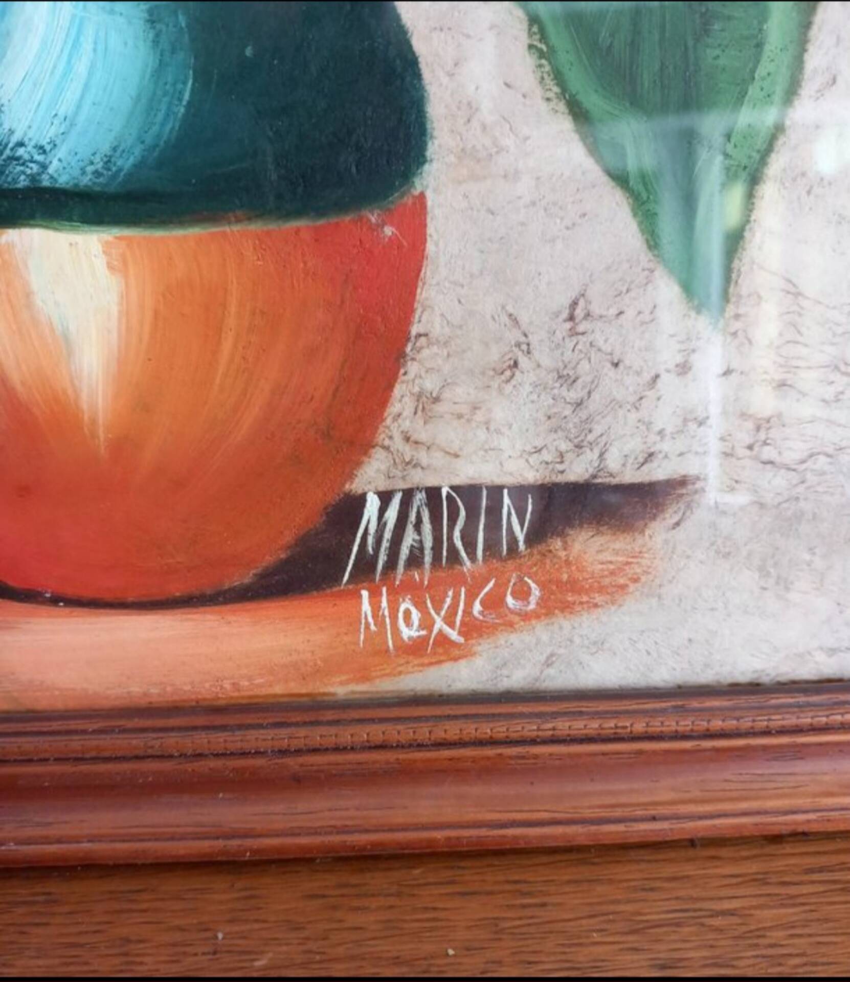 Triptyque nature morte sur papier Amate Marin Mexico