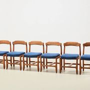 Guillerme & Chambron Set of 6 'Veronique' Dining Chairs for Votre Maison