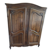 Superbe armoire de style Louis XV en bois – Élégance et caractère