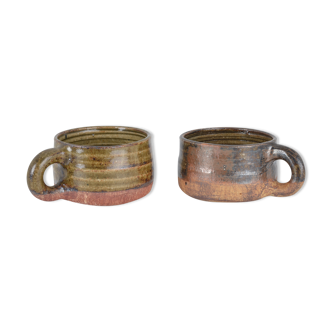 Set de 2 tasses à café en grès
