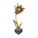 Tulip flower lamp in brass design 60s - 70s