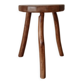Tabouret tripode brutaliste années 50