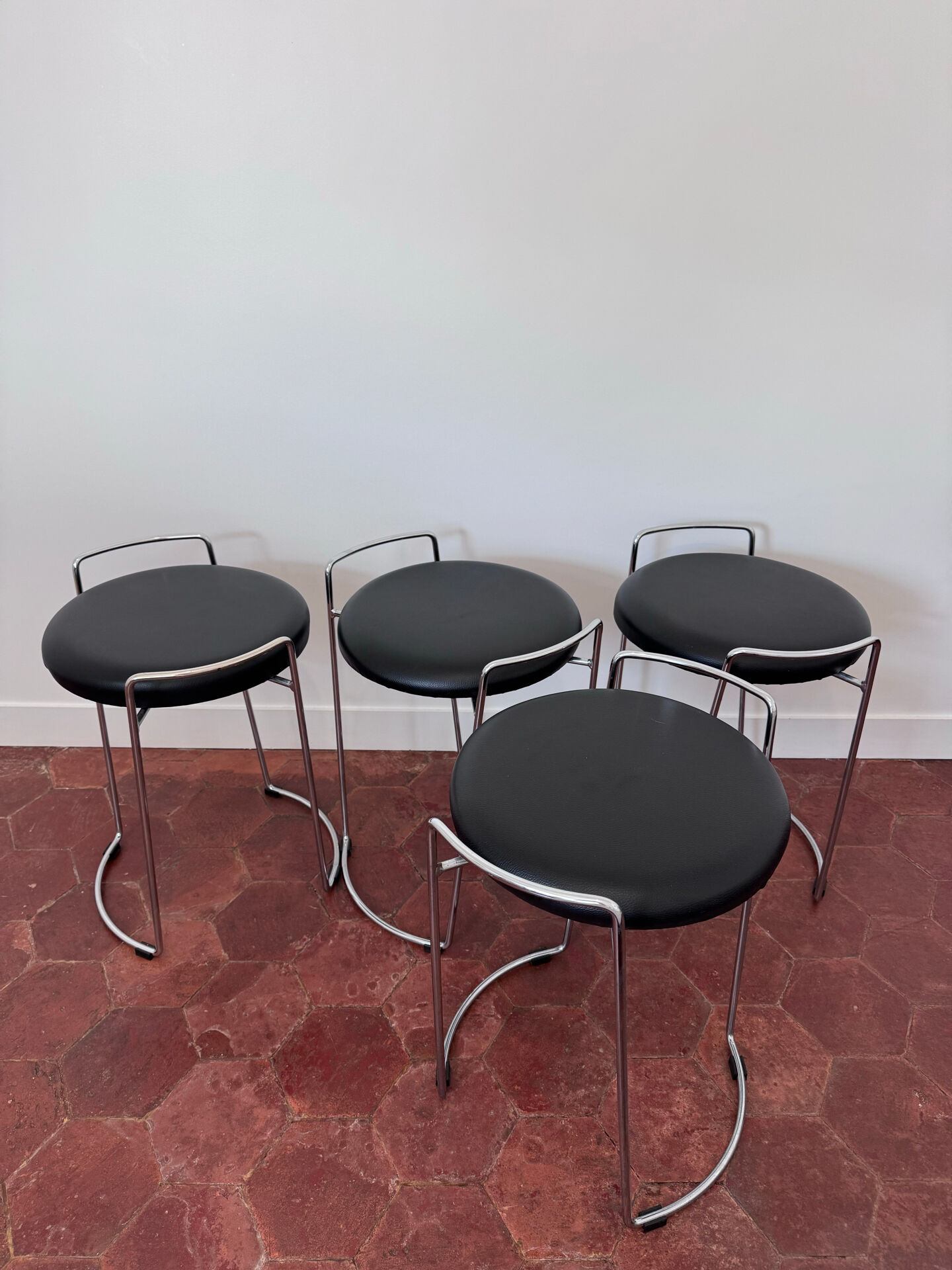 Tabourets cuir
