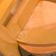 Paire de chaises bistrot caramel 1950
