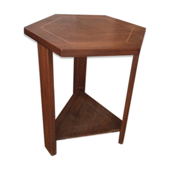 Hexagonal gueridon Art Deco