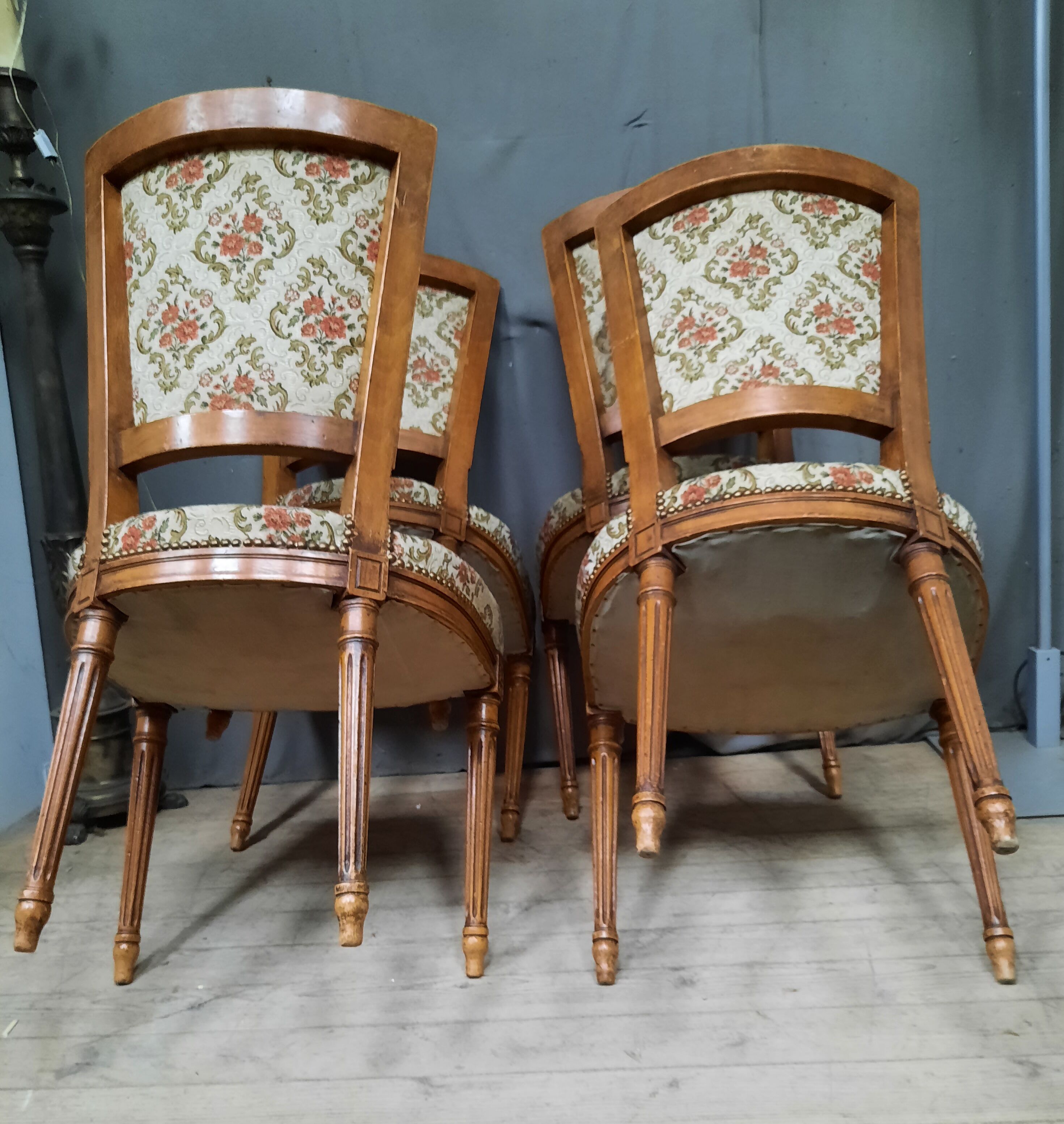 4 Louis XVI style chairs