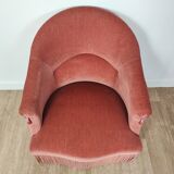 Velvet toad chair