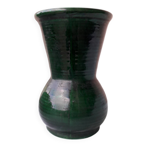 Vase vert en céramique