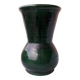 Green ceramic vase