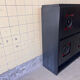 Vintage brutalist cabinet